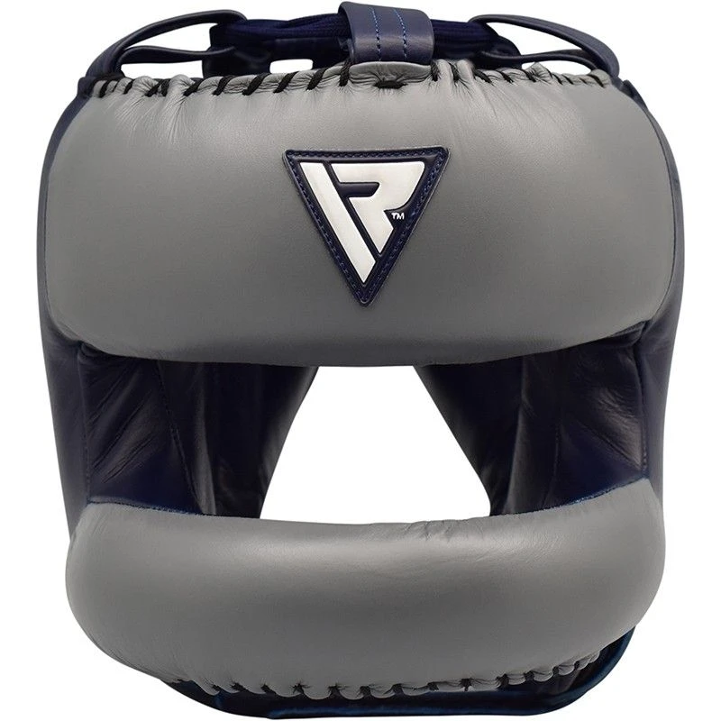 RDX SPORTS RDX O2 Full Face Nose Protection Guard Boxing Sparring Headgear Blue / Gray 4 RDX SPORTS RDX O2 Full Face Nose Protection Guard Boxing Sparring Headgear Blue / Gray - Image 4