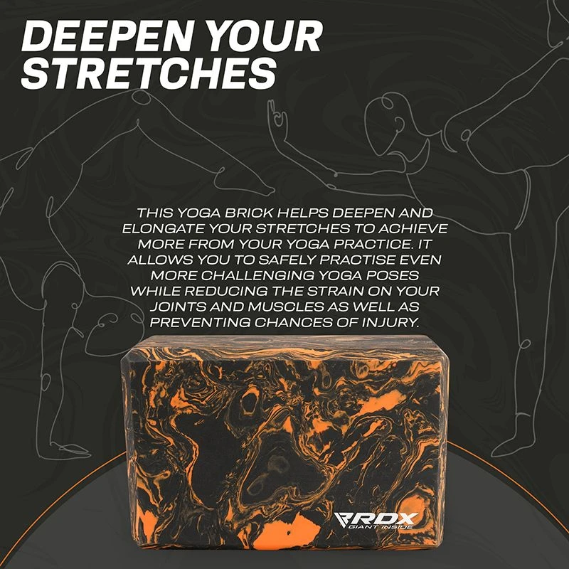 RDX SPORTS RDX OB EVA Foam High Density Non-Slips Yoga Block 4 RDX SPORTS RDX OB EVA Foam High Density Non-Slips Yoga Block - Image 4