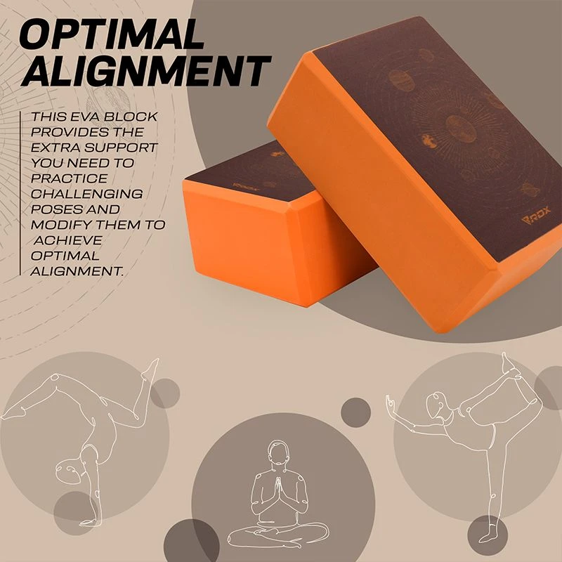 RDX SPORTS RDX D1 High Density EVA Foam Yoga Blocks Non-Slip Brick 5 RDX SPORTS RDX D1 High Density EVA Foam Yoga Blocks Non-Slip Brick - Image 5