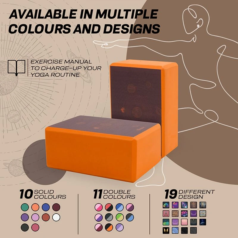 RDX SPORTS RDX D1 High Density EVA Foam Yoga Blocks Non-Slip Brick 6 RDX SPORTS RDX D1 High Density EVA Foam Yoga Blocks Non-Slip Brick - Image 6