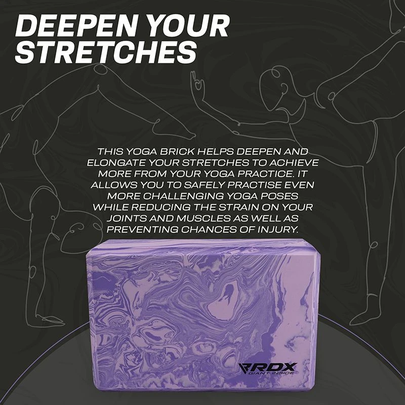 RDX SPORTS RDX PG EVA Foam High Density Non-Slips Yoga Block 5 RDX SPORTS RDX PG EVA Foam High Density Non-Slips Yoga Block - Image 5