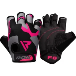 RDX SPORTS RDX F6 Half Finger Ladies Weightlifting Fitness Gym Gloves -Rdxsports Shop pink f6 fitness glovess 4