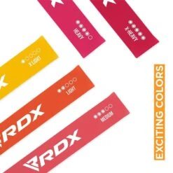 RDX SPORTS RDX MP 5-in-1 Pull Up Assist & Body Stretching Bands For Resistance Training -Rdxsports Shop pink mp resistance band set 6