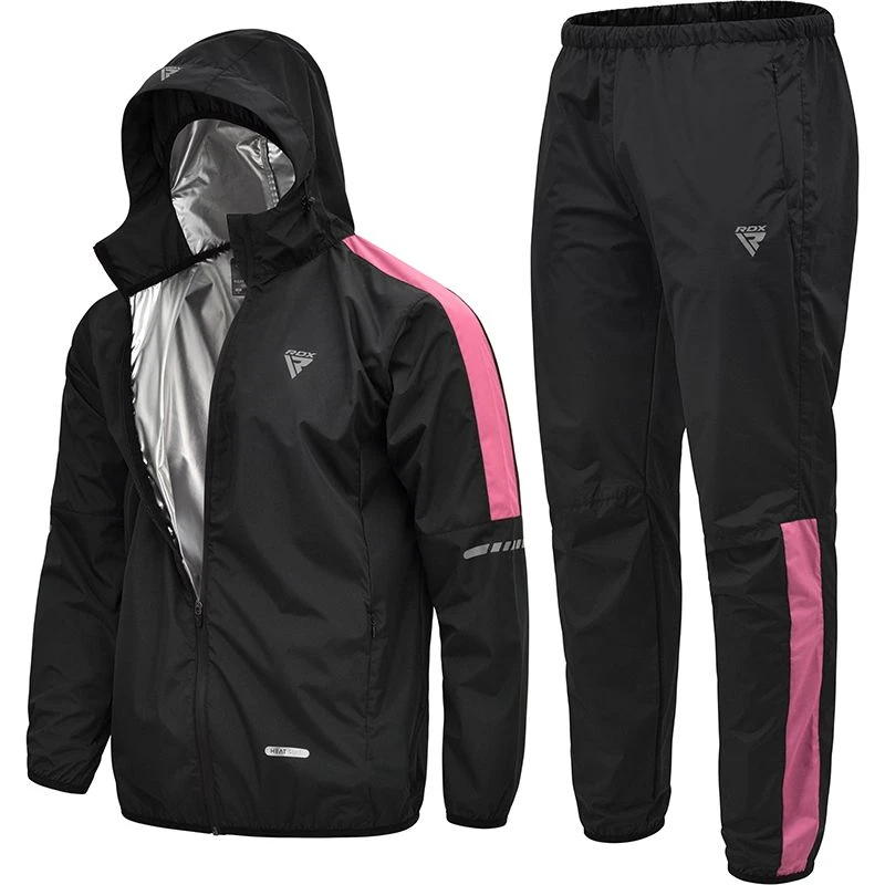 RDX SPORTS RDX H1 Weight Loss Sauna Suit Pink For Women 2 RDX SPORTS RDX H1 Weight Loss Sauna Suit Pink For Women - Image 2