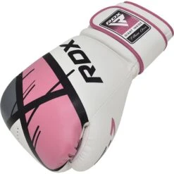 RDX SPORTS RDX F7 Women Training Boxing Gloves Pink / White -Rdxsports Shop pink training boxing gloves 3