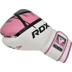 RDX SPORTS RDX F7 Women Training Boxing Gloves Pink / White -Rdxsports Shop pink training boxing gloves 4