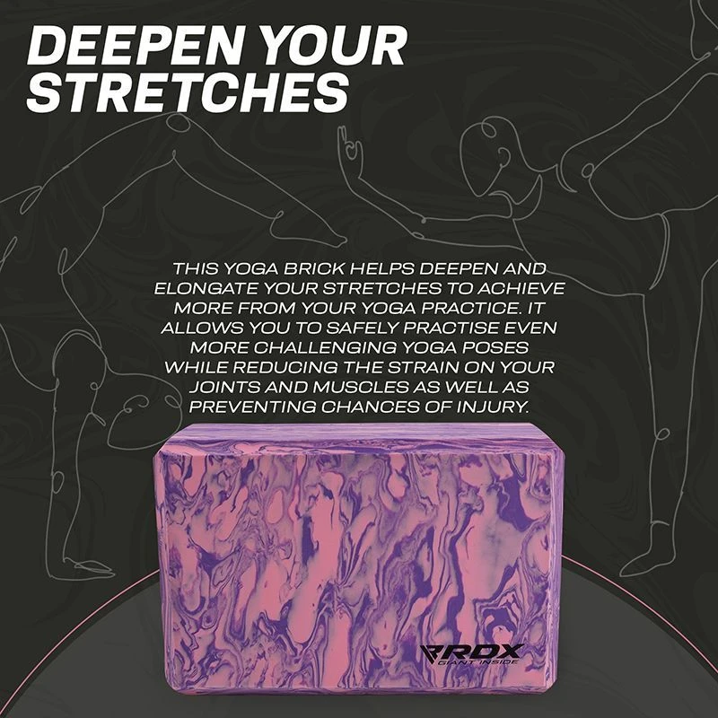 RDX SPORTS RDX PP EVA Foam High Density Non-Slips Yoga Block 5 RDX SPORTS RDX PP EVA Foam High Density Non-Slips Yoga Block - Image 5