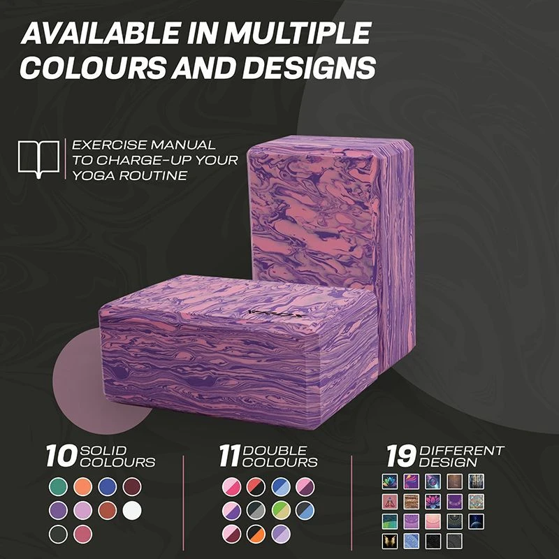 RDX SPORTS RDX PP EVA Foam High Density Non-Slips Yoga Block 7 RDX SPORTS RDX PP EVA Foam High Density Non-Slips Yoga Block - Image 7