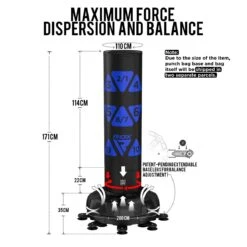 RDX SPORTS RDX FREE-STANDING ADULT PUNCH BAG TARGET MEDIUM BAG 5FT -Rdxsports Shop punch bag 004 10