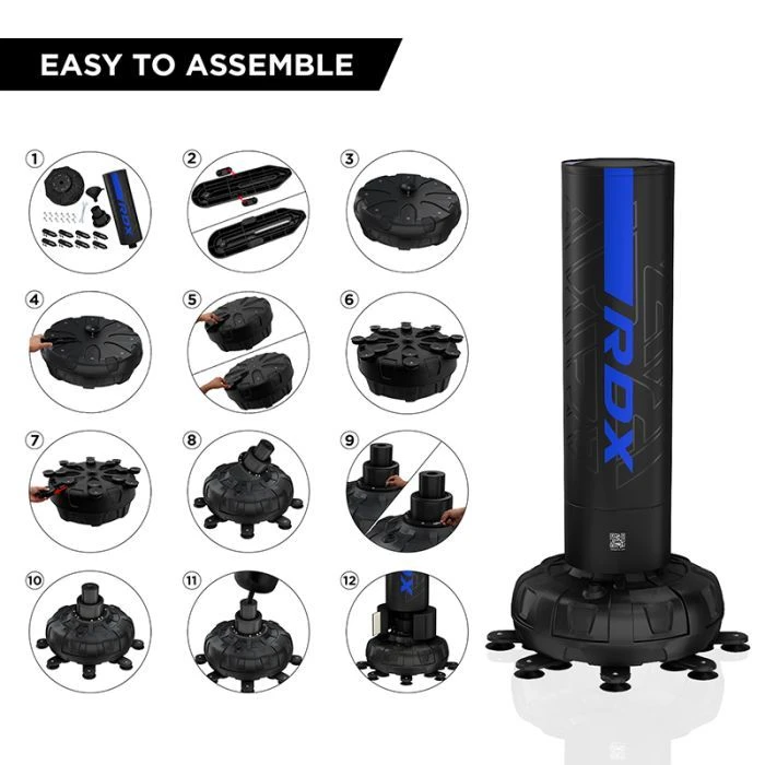 RDX SPORTS RDX F6 KARA 5-ft Free-standing Punching Bag 9 RDX SPORTS RDX F6 KARA 5-ft Free-standing Punching Bag - Image 9