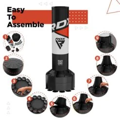 RDX SPORTS RDX R8 4ft Kids Free Standing Punch Bag Grey With Gloves For Training & Workout Set 20 RDX SPORTS RDX R8 4ft Kids Free Standing Punch Bag Grey With Gloves For Training & Workout Set -Rdxsports Shop punch bag 007 13 2 1 1