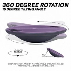 RDX SPORTS RDX S1 Balance Board With Grip -Rdxsports Shop purple balance board with grip 4 2