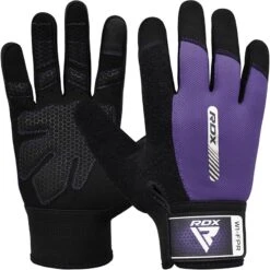 RDX SPORTS RDX W1 Full Finger Gym Gloves 11 RDX SPORTS RDX W1 Full Finger Gym Gloves -Rdxsports Shop purple w1 full gym glove 1 4