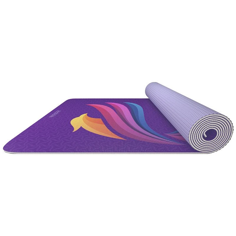 RDX SPORTS RDX D2 Iris 6mm PVC Yoga Mat Orchid Phoenix 1 RDX SPORTS RDX D2 Iris 6mm PVC Yoga Mat Orchid Phoenix