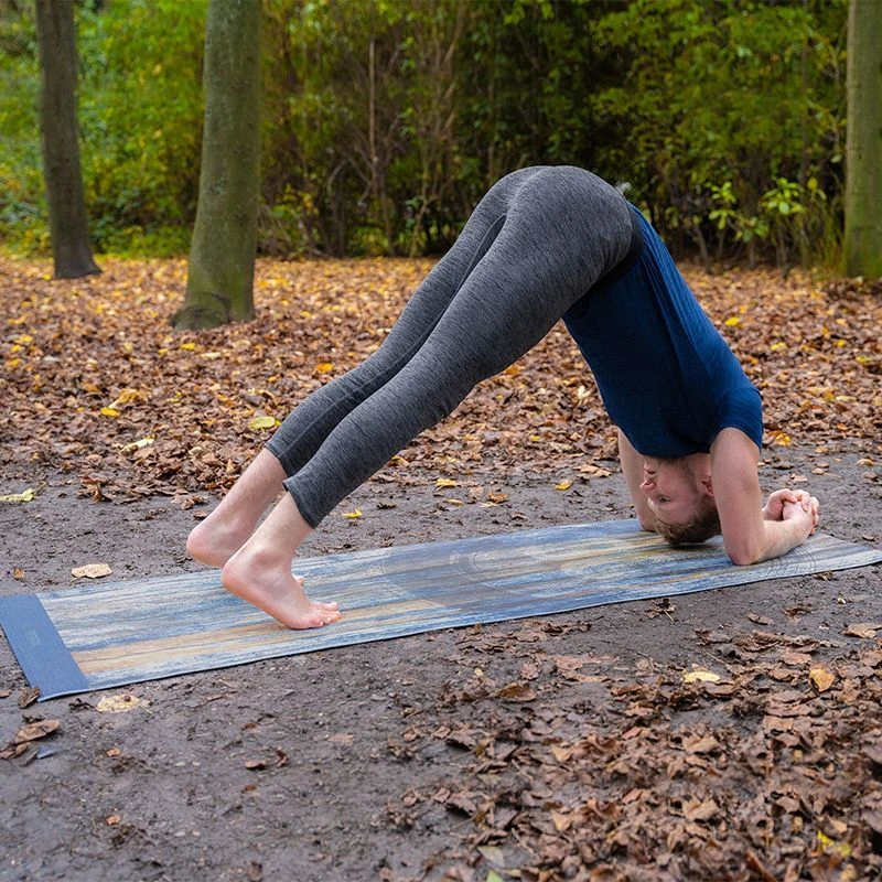 RDX SPORTS RDX D5 Iris 6mm PVC Yoga Mat Timber Blend 2 RDX SPORTS RDX D5 Iris 6mm PVC Yoga Mat Timber Blend - Image 2