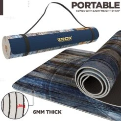 RDX SPORTS RDX D5 Iris 6mm PVC Yoga Mat Timber Blend 14 RDX SPORTS RDX D5 Iris 6mm PVC Yoga Mat Timber Blend -Rdxsports Shop pvc yoga d5 mat 6