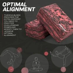 RDX SPORTS RDX RB EVA Foam High Density Non-Slips Yoga Block -Rdxsports Shop rb yoga blocks 5
