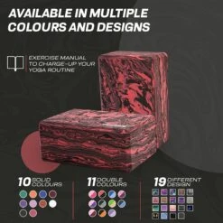 RDX SPORTS RDX RB EVA Foam High Density Non-Slips Yoga Block -Rdxsports Shop rb yoga blocks 6