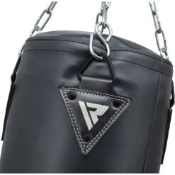 RDX SPORTS RDX T17 AURA 4ft / 5ft 2-in-1 Training Punch Bag In Pearl Black / White / Golden Set -Rdxsports Shop rdx black golden training punching bag 5