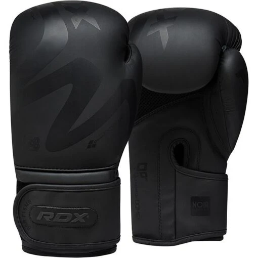 RDX SPORTS RDX F15 BLACK BOXING TRAINING GLOVES HOOK & LOOP MEN & WOMEN PUNCHING MUAY THAI KICKBOXING -Rdxsports Shop rdx black training boxing gloves 1 5 7