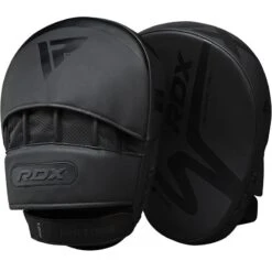 RDX SPORTS RDX F15 Noir Boxing Gloves & Punch Mitts Set In Black -Rdxsports Shop rdx black training focus pad 6