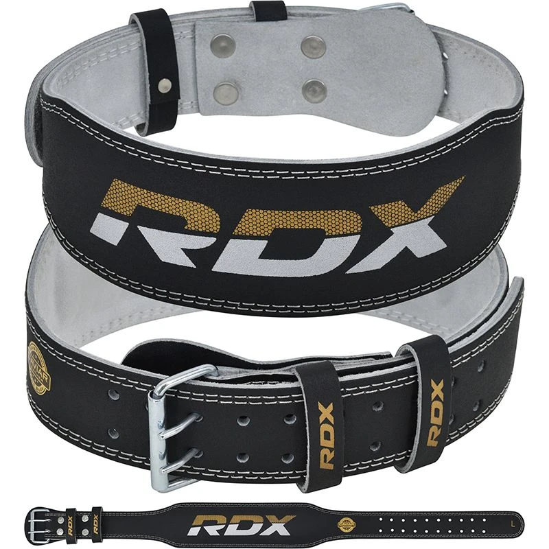 RDX SPORTS RDX 4 Inch Padded Leather Weightlifting Fitness Gym Belt 13 RDX SPORTS RDX 4 Inch Padded Leather Weightlifting Fitness Gym Belt - Image 13