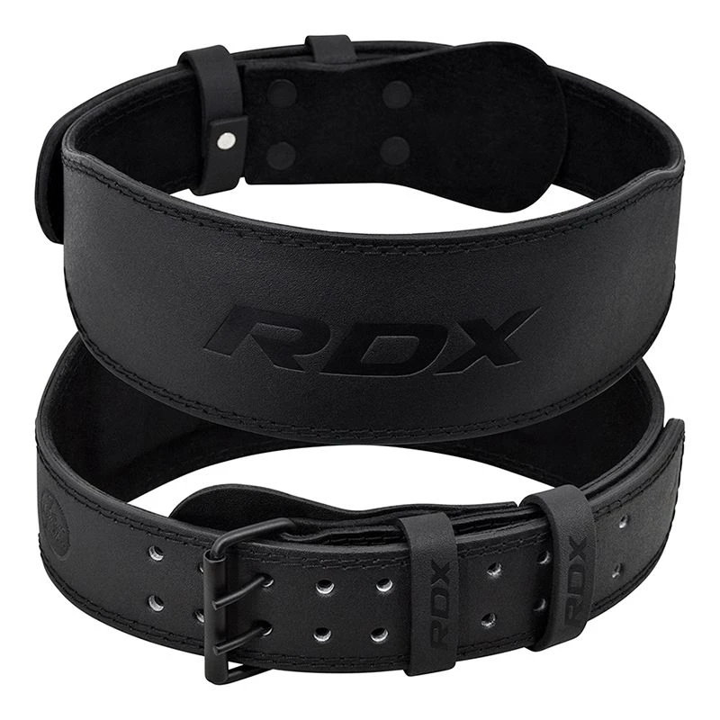 RDX SPORTS RDX 4 Inch Padded Leather Weightlifting Fitness Gym Belt 2 RDX SPORTS RDX 4 Inch Padded Leather Weightlifting Fitness Gym Belt - Image 2