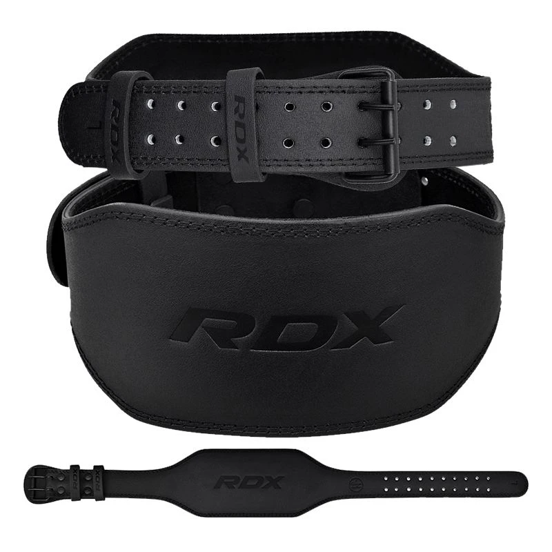 RDX SPORTS RDX 6 Inch Leather Weightlifting Fitness Gym Belt 1 RDX SPORTS RDX 6 Inch Leather Weightlifting Fitness Gym Belt