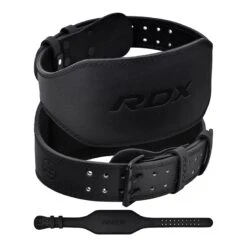 RDX SPORTS RDX 6 Inch Leather Weightlifting Fitness Gym Belt 18 RDX SPORTS RDX 6 Inch Leather Weightlifting Fitness Gym Belt -Rdxsports Shop rdx 6 inch leather weightlifting fitness gym belt full black 3 2