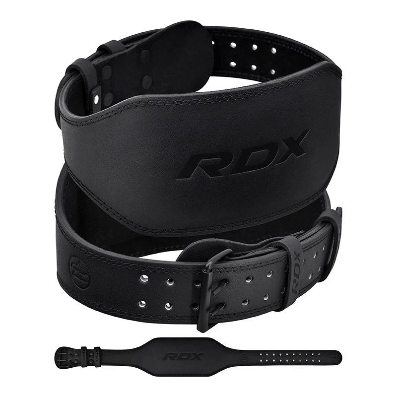 RDX SPORTS RDX 6 Inch Leather Weightlifting Fitness Gym Belt 5 RDX SPORTS RDX 6 Inch Leather Weightlifting Fitness Gym Belt - Image 5