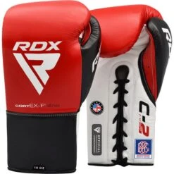 RDX SPORTS RDX C2 Fight Lace Up Leather Boxing Gloves BBBOFC/BIBA/WBF/NYAC /NEVADA APPROVED -Rdxsports Shop rdx c2 fight lace up leather boxing gloves bbbofcbibawbfnyac nevada approved 2