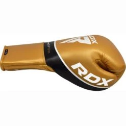 RDX SPORTS RDX C3 Fight Lace Up Leather Boxing Gloves BBBOFC/BIBA/WBF/NYAC /NEVADA APPROVED -Rdxsports Shop rdx c3 golden leather fight boxing gloves 4