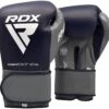 RDX SPORTS RDX C4 Fight Hook & Loop Sparring Boxing Gloves In Leather