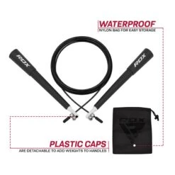 RDX SPORTS RDX C8 10 Ft. Adjustable PVC Coated Steel Cable Speed Jump Rope 17 RDX SPORTS RDX C8 10 Ft. Adjustable PVC Coated Steel Cable Speed Jump Rope -Rdxsports Shop rdx c8 adjustable skipping rope 2