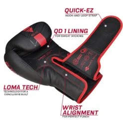 RDX SPORTS RDX F6 Kara Boxing Training Gloves Black 12 RDX SPORTS RDX F6 Kara Boxing Training Gloves Black -Rdxsports Shop rdx f6 kara boxing training gloves black