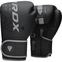 RDX SPORTS RDX F6 Kara Boxing Training Gloves Black 18 RDX SPORTS RDX F6 Kara Boxing Training Gloves Black -Rdxsports Shop rdx f6 kara boxing training gloves black silver