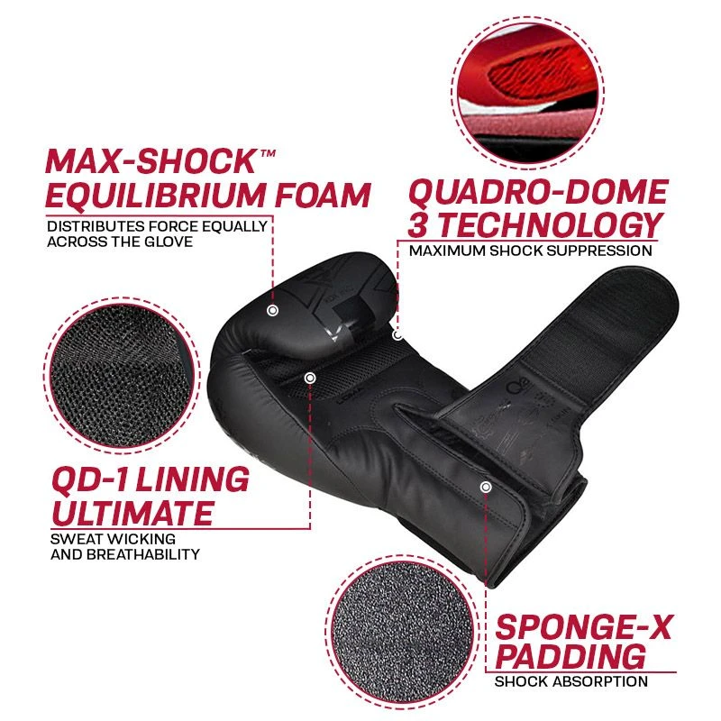 RDX SPORTS RDX F6 Kara Kids Boxing Gloves 6oz 3 RDX SPORTS RDX F6 Kara Kids Boxing Gloves 6oz - Image 3