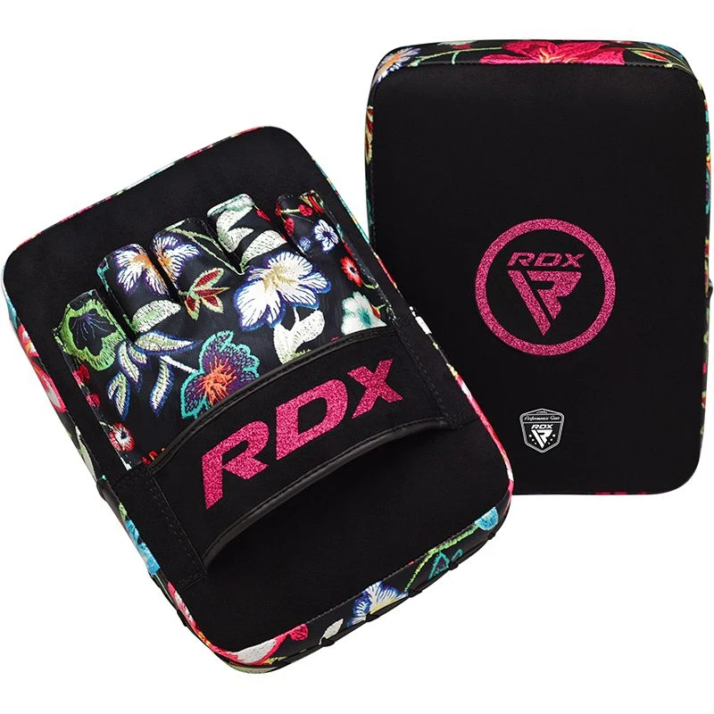 RDX SPORTS RDX FL3 Floral Boxing Gloves & Punching Focus Mitts Set 10 RDX SPORTS RDX FL3 Floral Boxing Gloves & Punching Focus Mitts Set - Image 10