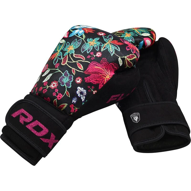 RDX SPORTS RDX FL3 Floral Boxing Gloves & Punching Focus Mitts Set 5 RDX SPORTS RDX FL3 Floral Boxing Gloves & Punching Focus Mitts Set - Image 5