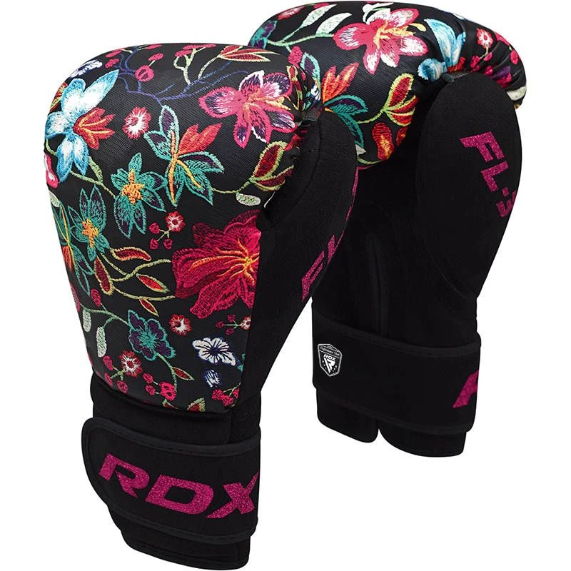 RDX SPORTS RDX FL3 Ladies Floral Boxing Training Gloves 2 RDX SPORTS RDX FL3 Ladies Floral Boxing Training Gloves - Image 2