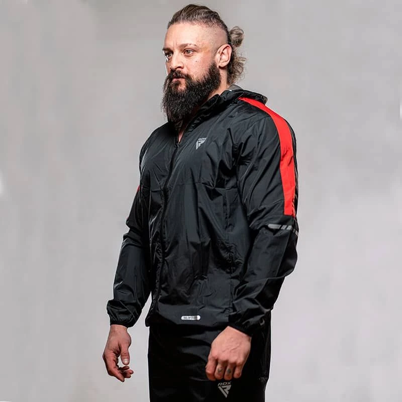 RDX SPORTS RDX H1 Weight Loss Sauna Suit Red & Black 2 RDX SPORTS RDX H1 Weight Loss Sauna Suit Red & Black - Image 2