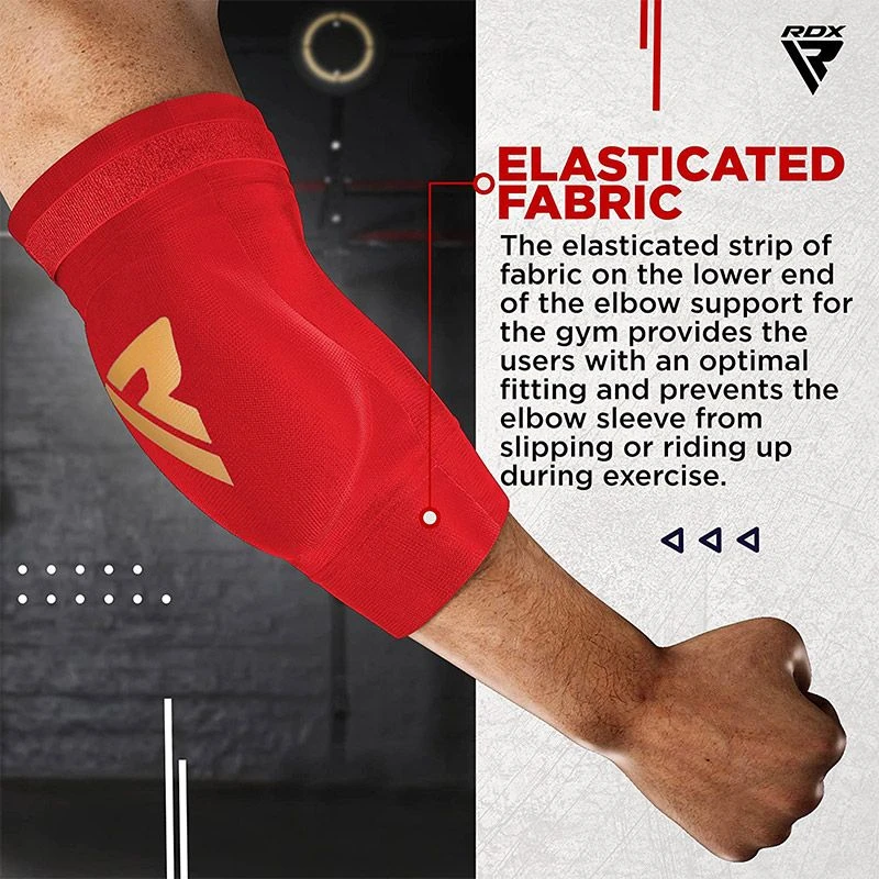 RDX SPORTS RDX HY CE Certified Padded Elbow Sleeve For Muay Thai & MMA Workout OEKO-TEX® Standard 100 Certified 11 RDX SPORTS RDX HY CE Certified Padded Elbow Sleeve For Muay Thai & MMA Workout OEKO-TEX® Standard 100 Certified - Image 11