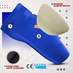 RDX SPORTS RDX HY CE Certified Padded Elbow Sleeve For Muay Thai & MMA Workout OEKO-TEX® Standard 100 Certified 21 RDX SPORTS RDX HY CE Certified Padded Elbow Sleeve For Muay Thai & MMA Workout OEKO-TEX® Standard 100 Certified -Rdxsports Shop rdx hy elbow support pads 2 1