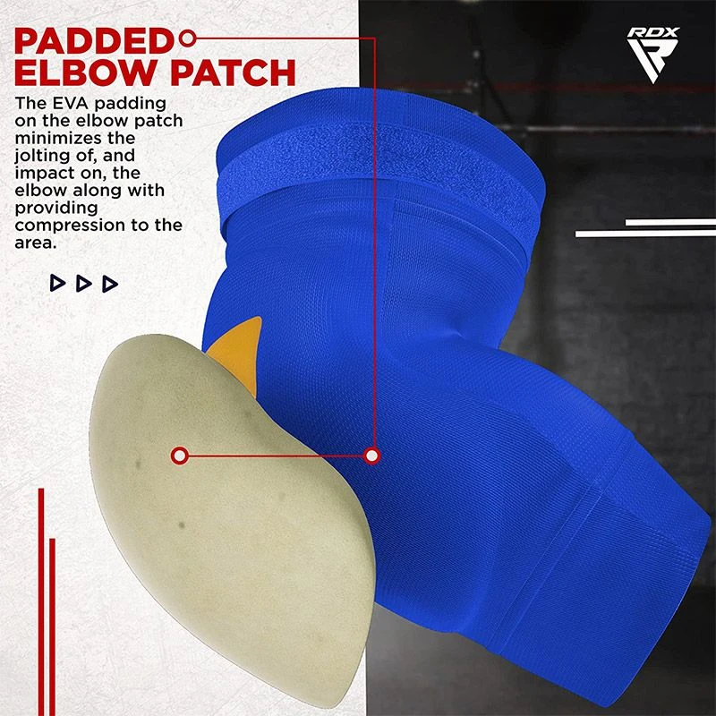 RDX SPORTS RDX HY CE Certified Padded Elbow Sleeve For Muay Thai & MMA Workout OEKO-TEX® Standard 100 Certified 9 RDX SPORTS RDX HY CE Certified Padded Elbow Sleeve For Muay Thai & MMA Workout OEKO-TEX® Standard 100 Certified - Image 9