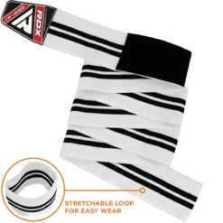 RDX SPORTS RDX K1 Elasticated Knee Compression Bandage Wraps OEKO-TEX® Standard 100 Certified -Rdxsports Shop rdx k1 elasticated knee compression bandage wraps 8