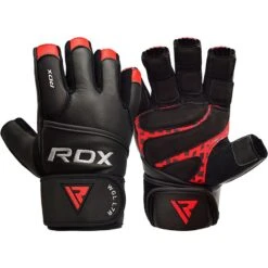 RDX SPORTS RDX L7 Leather Weight Lifting Heavy Duty Gym Gloves With Long Wrist Strap 13 RDX SPORTS RDX L7 Leather Weight Lifting Heavy Duty Gym Gloves With Long Wrist Strap -Rdxsports Shop rdx l7 crown leather fitness gloves with strap 6
