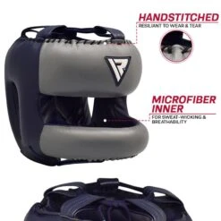 RDX SPORTS RDX O2 Full Face Nose Protection Guard Boxing Sparring Headgear Blue / Gray 10 RDX SPORTS RDX O2 Full Face Nose Protection Guard Boxing Sparring Headgear Blue / Gray -Rdxsports Shop rdx o2 sparring head guard with nose protection bar