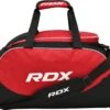 RDX SPORTS RDX R1 Gym Kit Duffle Bag - Backpack Straps & Shoes Compartment Red / Black