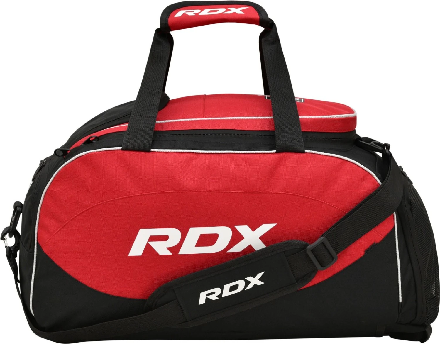 RDX SPORTS RDX R1 Gym Kit Duffle Bag - Backpack Straps & Shoes Compartment Red / Black 1 RDX SPORTS RDX R1 Gym Kit Duffle Bag - Backpack Straps & Shoes Compartment Red / Black