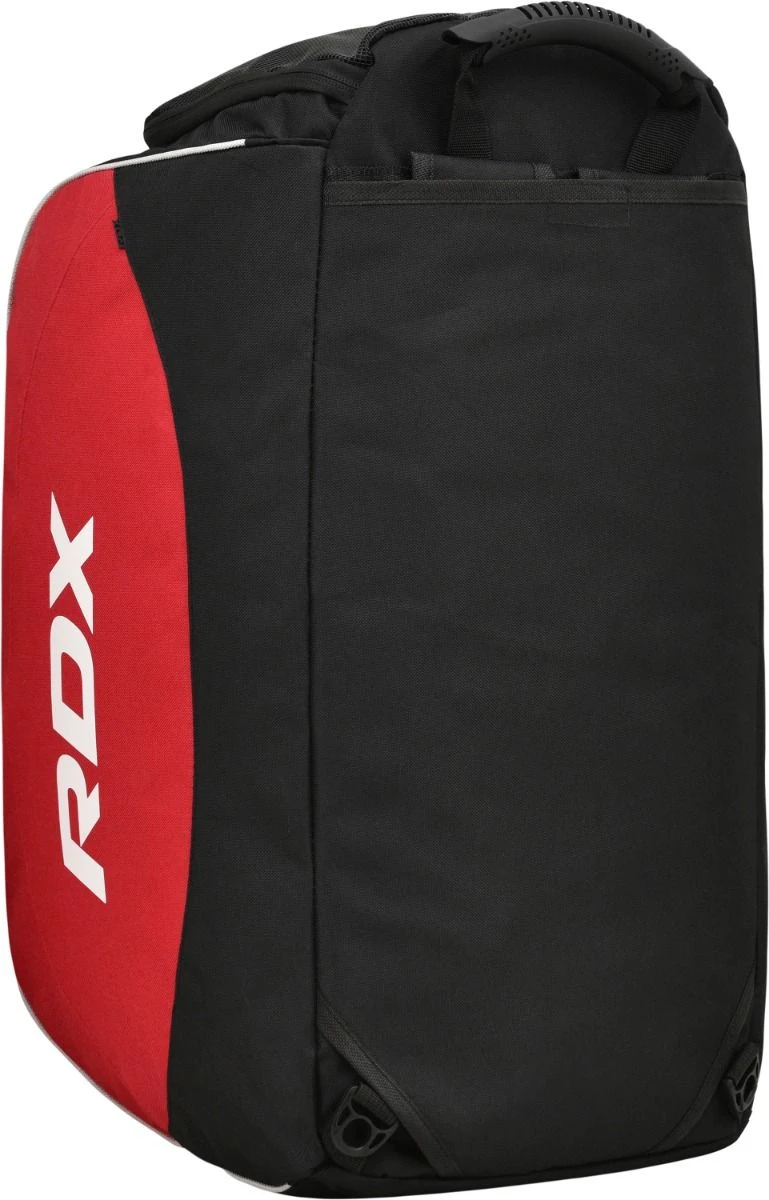 RDX SPORTS RDX R1 Gym Kit Duffle Bag - Backpack Straps & Shoes Compartment Red / Black 8 RDX SPORTS RDX R1 Gym Kit Duffle Bag - Backpack Straps & Shoes Compartment Red / Black - Image 8